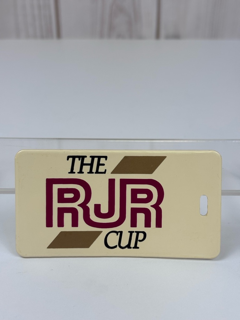 Vintage THE RJR CUP Logo Luggage Tag PGA Tour Vantage Golf Senior Champions